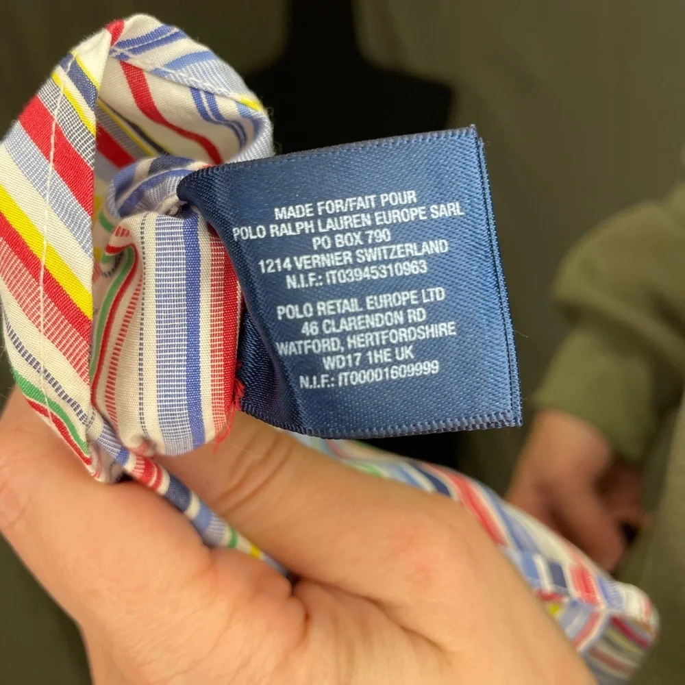 Ralph Lauren Multicolor Striped Button-Down Shirt